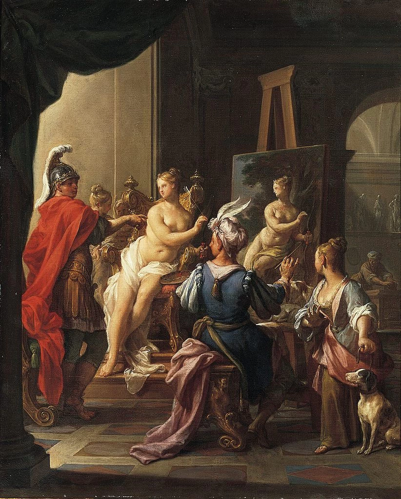 Apelle pittura Campaspe - norton Simon Museum, Pasadena
